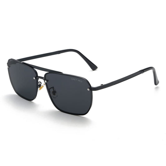 grey jack Oversized Sunglasses for Men Women Original Stylsih Rectangular Sun Glasses UV Protection 10419