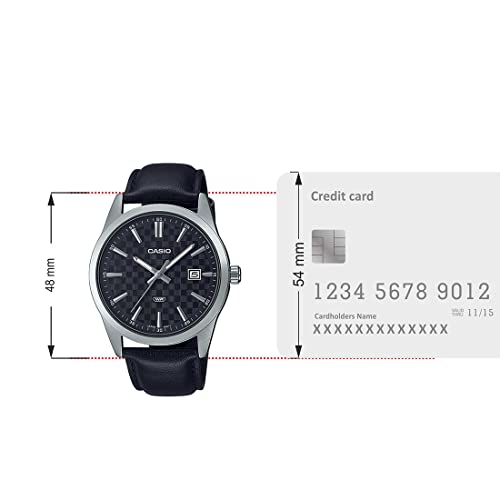 Casio Analog Black Dial Men's Watch-MTP-VD03L-1AUDF