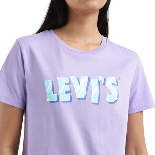 Levi's Women's Regular Fit T-Shirt (Purple)