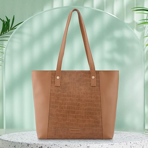 Fastrack Tan Tote Bag For Women