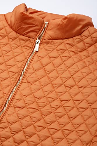 Label RITU KUMAR Orange Solid Puffer Jacket
