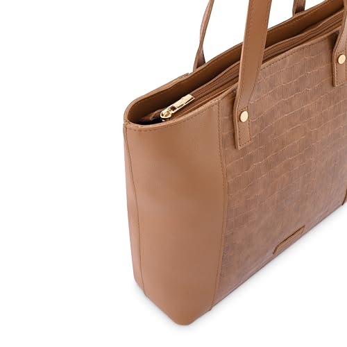 Fastrack Tan Tote Bag For Women