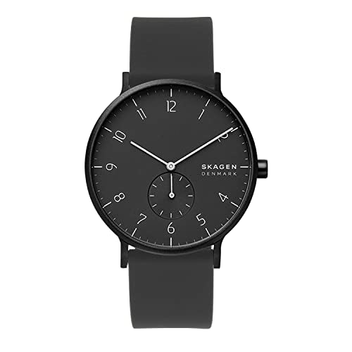 Skagen Aaren Kulor Analog Men's Watch (Black Dial Black Colored Strap)