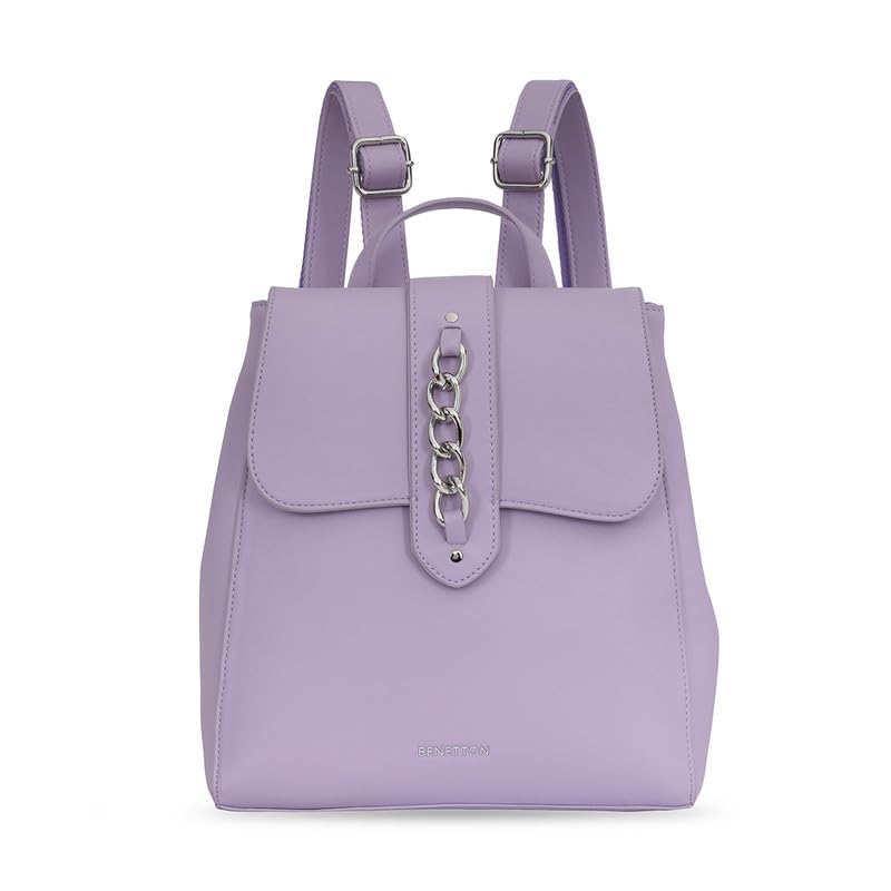 UNITED COLORS OF BENETTON Astrid Women Backpack Handbag - Lavender