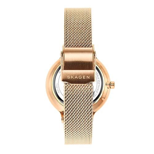 Skagen Anita Lille Analog Rose Gold Dial Women's Watch