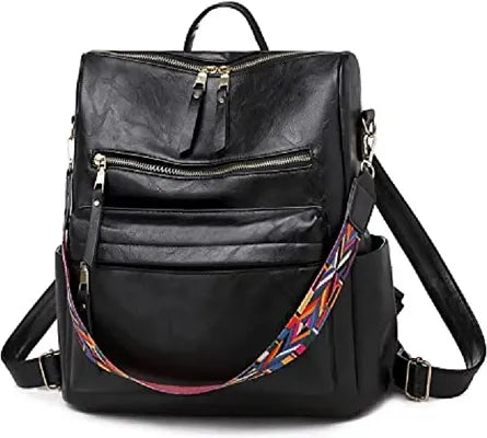 Women High Qulity PU Lather Multipurpose Backpack Handbag Purse, Travel Backpack Shoulder Bag for Ladies and Girls-BP1014