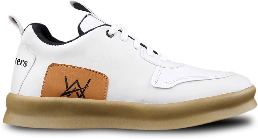 Woakers White Men's Casual Sneakers
