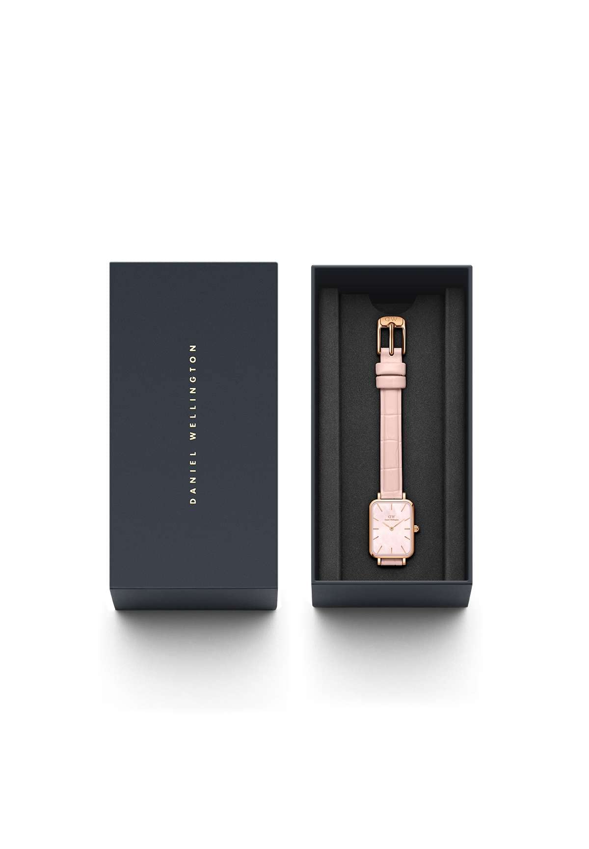 Daniel Wellington Quadro Pressed Rouge 20x26mm Mother of Pearl Dial Watch