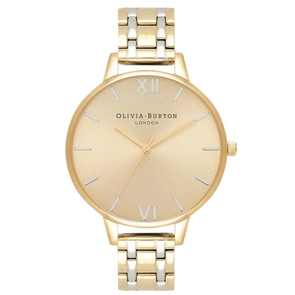 Olivia burton Classics Analog Gold Dial Women's Watch-OB16EN05