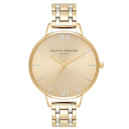 Olivia burton Classics Analog Gold Dial Women's Watch-OB16EN05