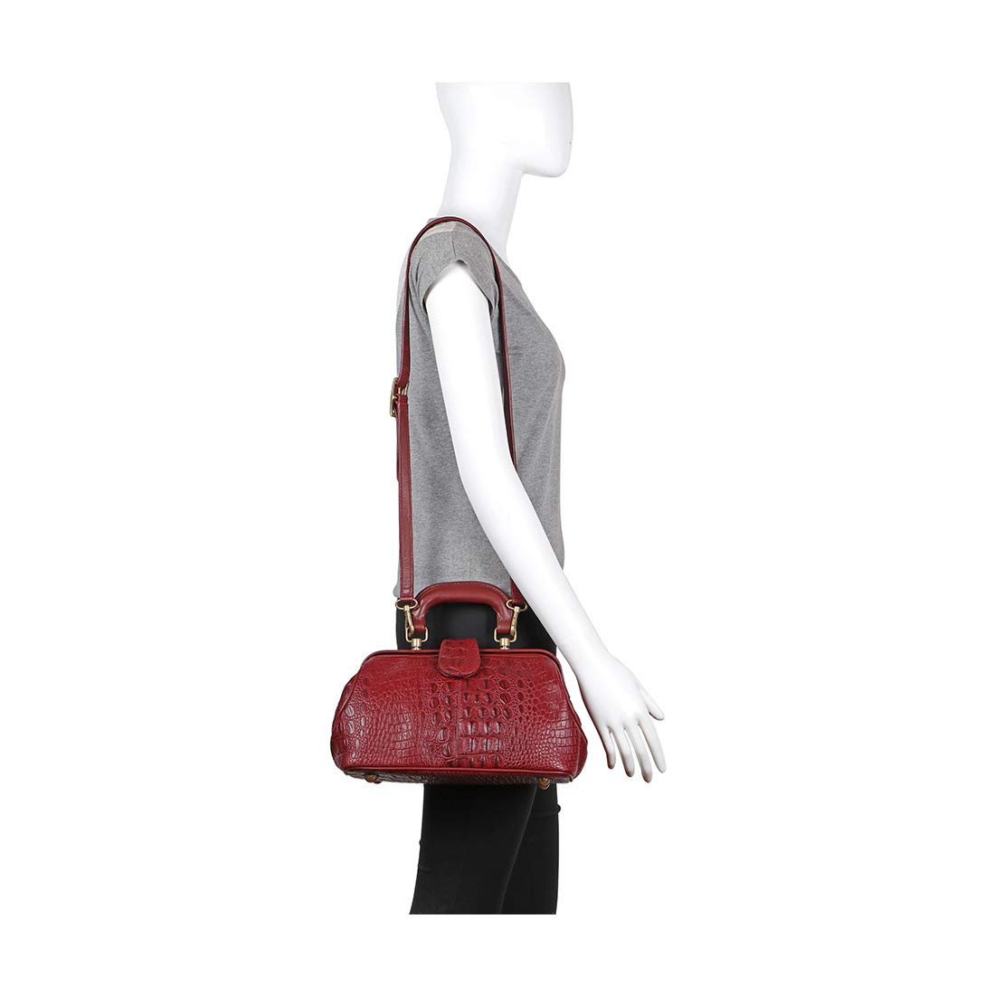 Hidesign Women's Satchel (Red)