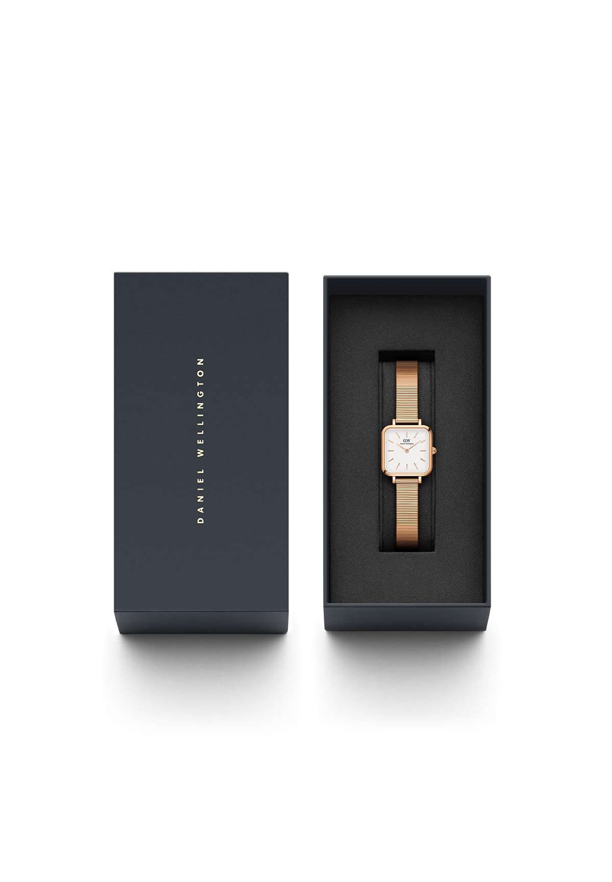 Daniel Wellington Quadro Studio Analog White Dial Women's Watch-DW00100517