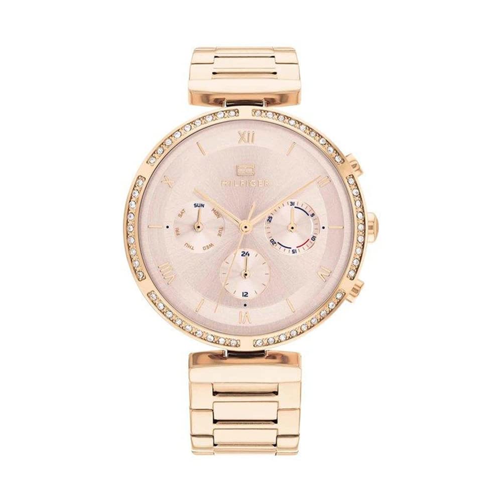 Tommy Hilfiger Luna Analog Beige Dial Women's Watch