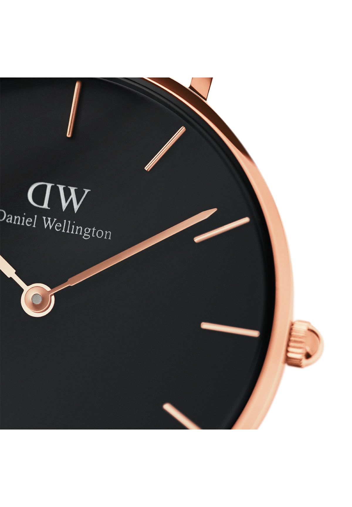 Daniel Wellington Petite Melrose 36mm Black Dial Rose Gold Unisex Watch - DW00100303