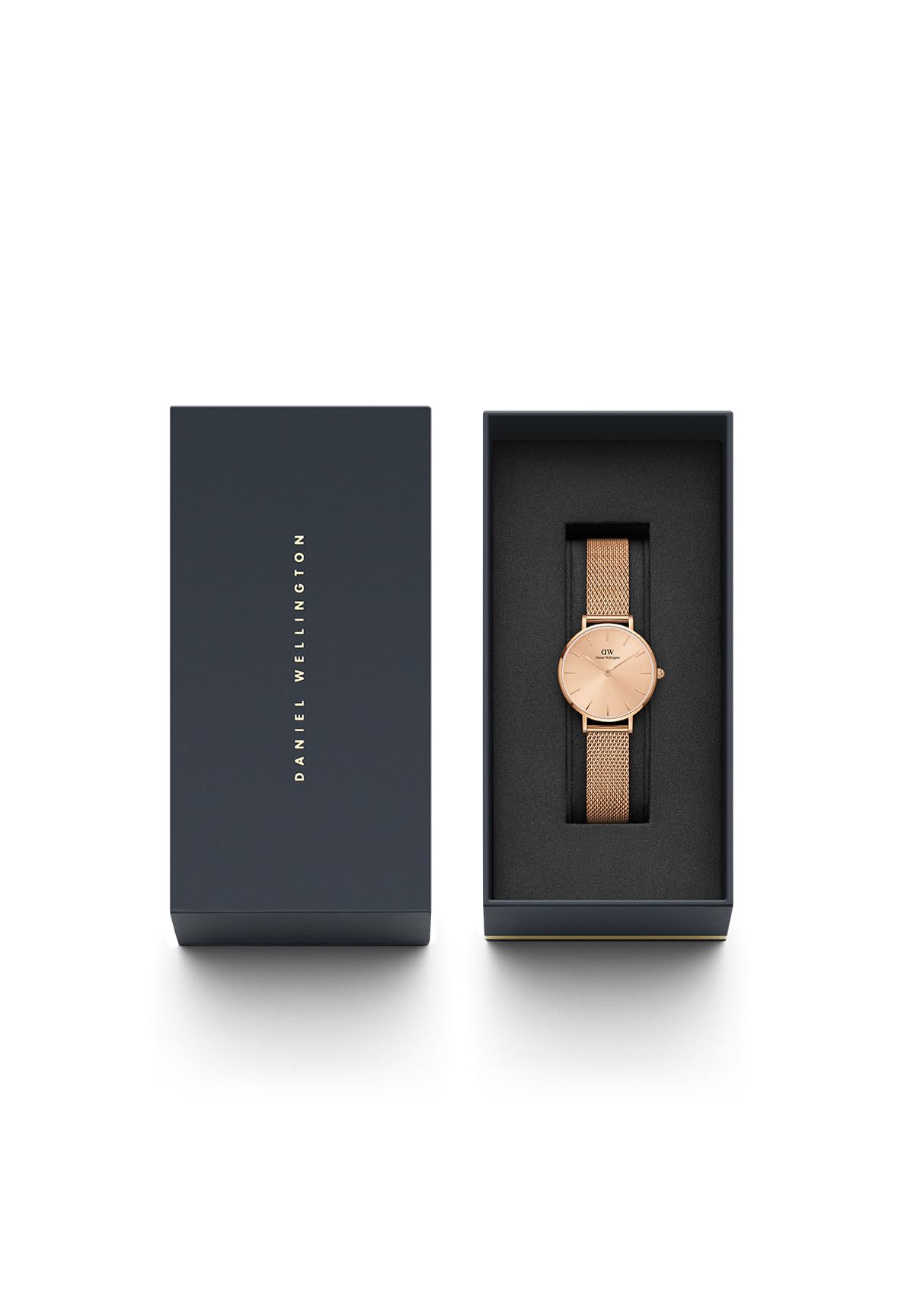 Daniel Wellington Petite unitone Analog Rose Gold Dial Women's Watch-DW00100470