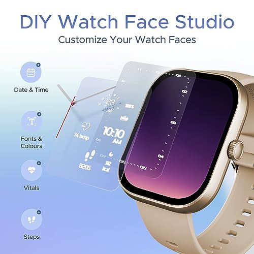 boAt Wave Sigma with 2.01" HD Display,Bluetooth Calling, Coins, DIY Watch Face Studio, 700+ Active Modes, HR&SpO2 Monitoring, Energy and Sleep Scores,IP67, Smart Watch for Men & Women(Cherry Blossom)