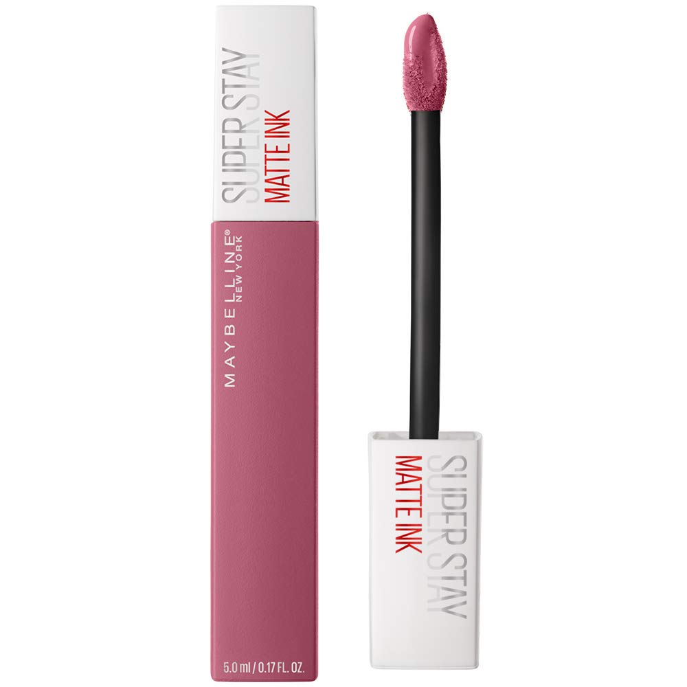 Maybelline New York Super Stay Matte Ink Liquid Lipstick, 220 Ambitious, 5ml & Maybelline New York Super Stay Matte Ink Liquid Lipstick, 125 Inspirer, 5g