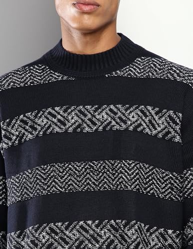 Tommy Hilfiger Men's Cotton Casual Sweater (A2BMS147 Blue