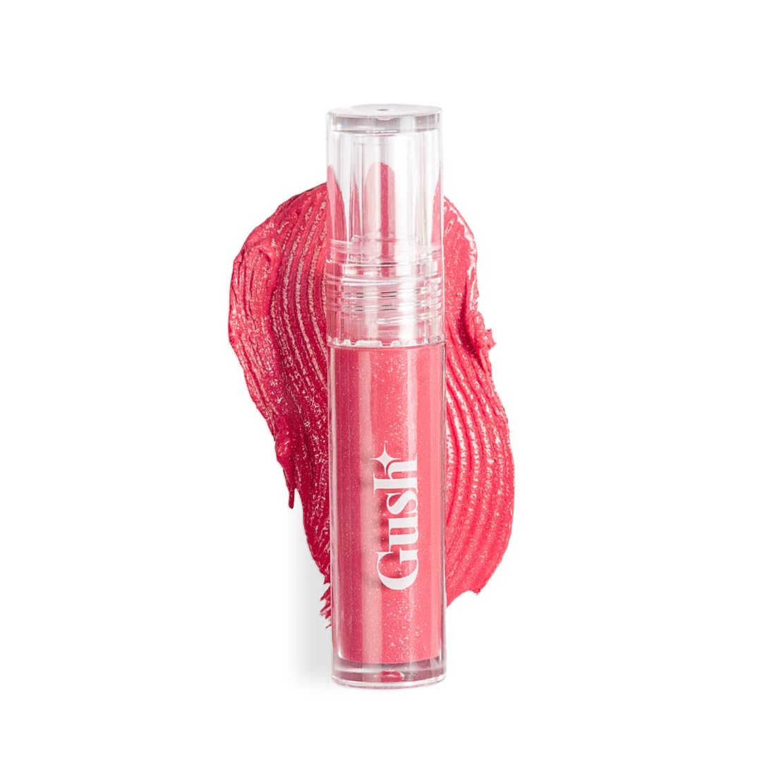 Gush Beauty Glaze Lip Oil Gloss High Shine & Hydrating Pink Gloss - Candy glaze 2.8ml