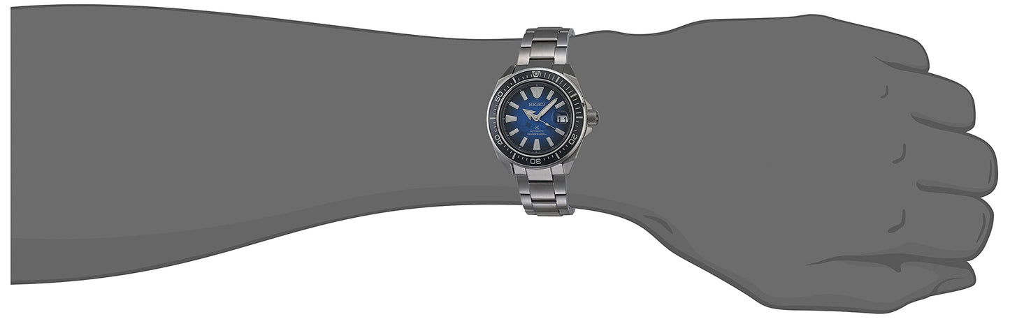 Male Blue Analog Stainless Steel Automatic Watch