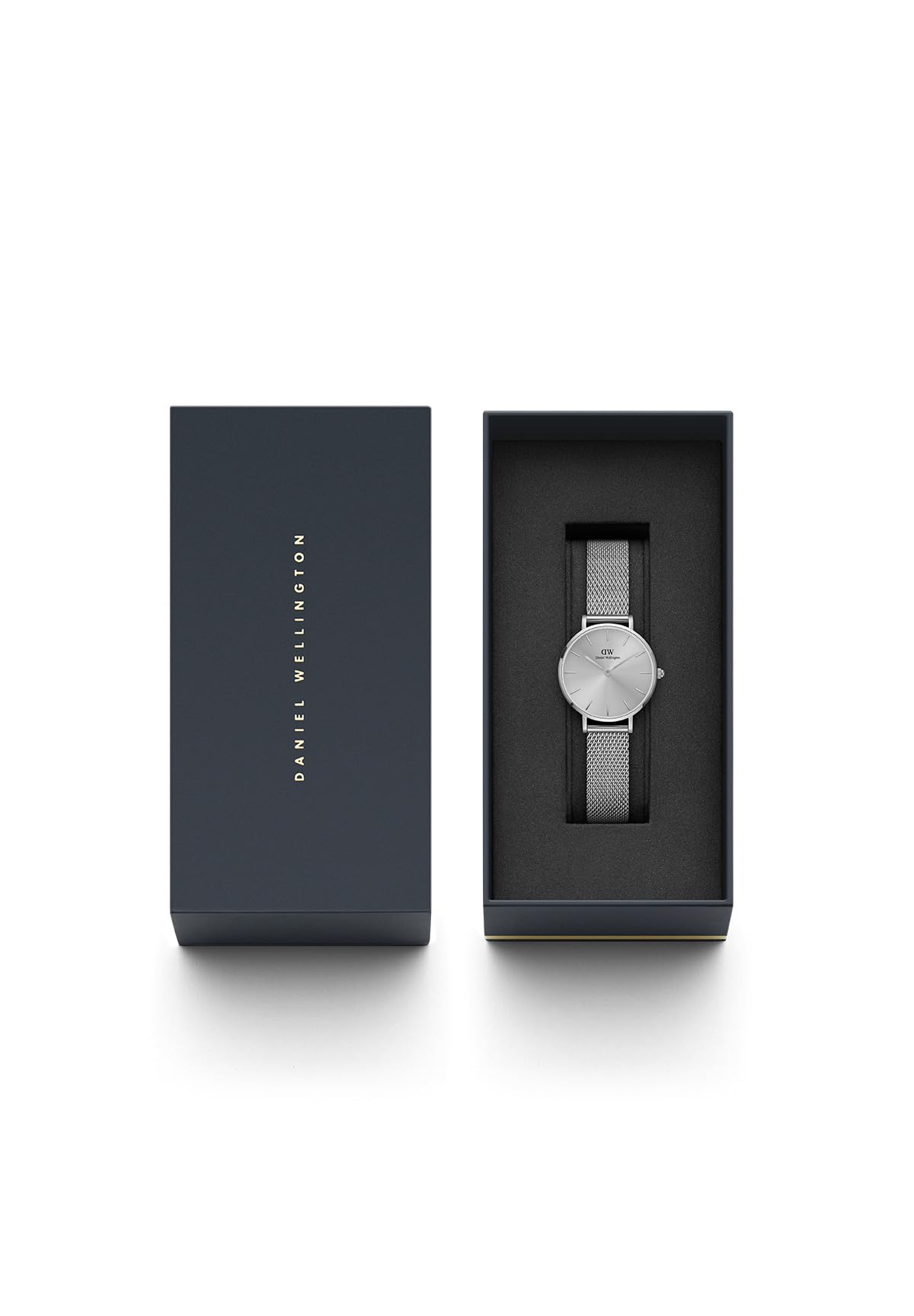 Daniel Wellington Petite Unitone Silver Mesh Strap Silver Dial Unisex Watch (36mm)