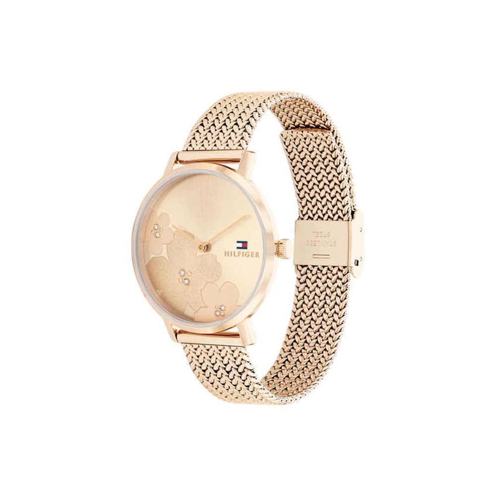 Tommy Hilfiger Analog Gold Dial Women's Watch