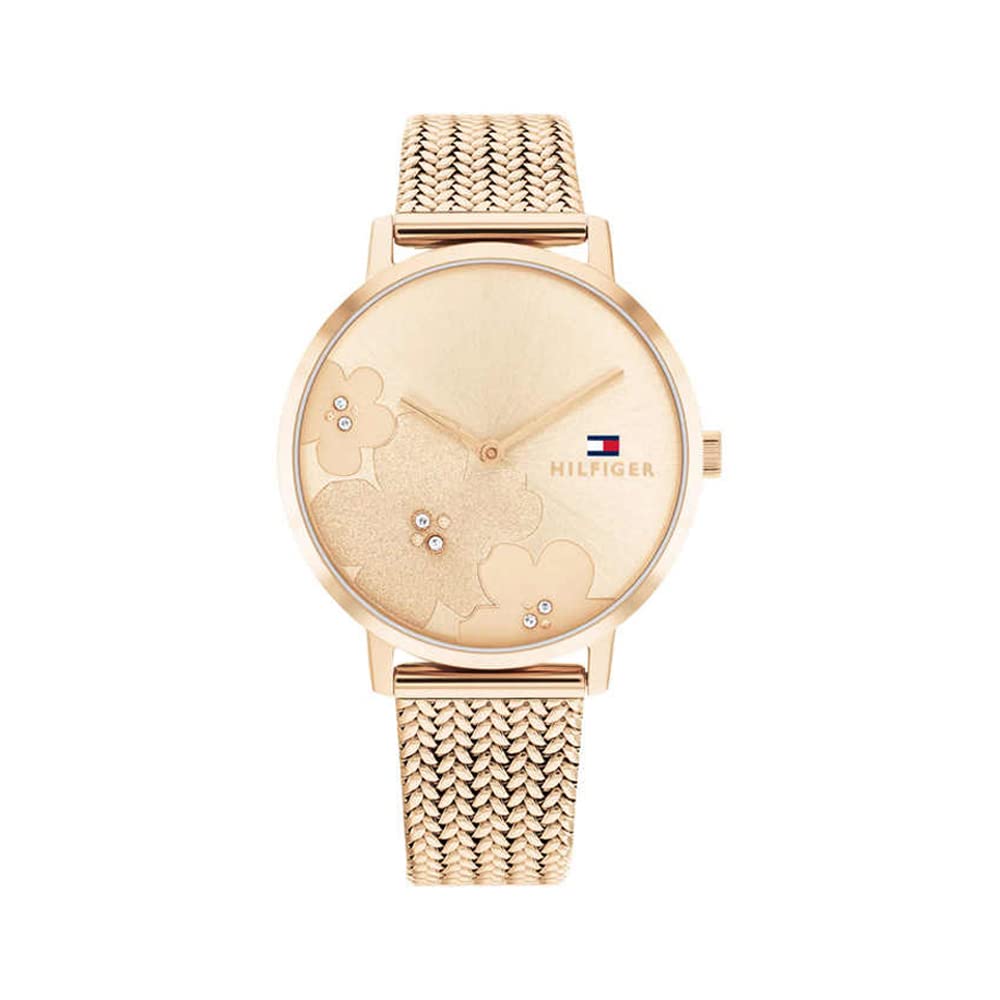 Tommy Hilfiger Analog Gold Dial Women's Watch