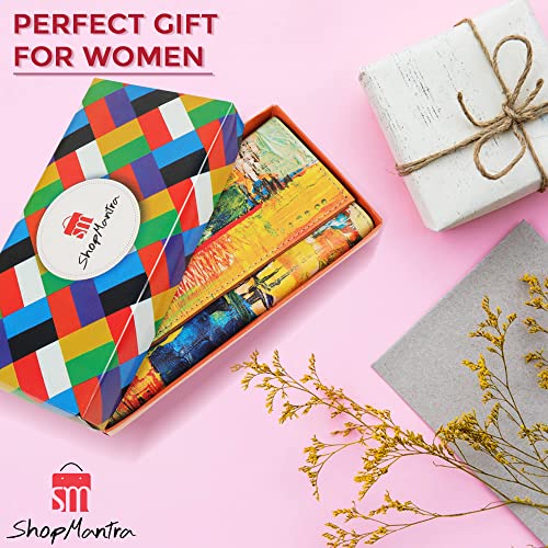 ShopMantra Wallet for Women's |Women's Wallet | Clutch | Vegan Leather|Holds Upto 11 Cards 1 Id Slot|2 Notes and 1 Coin Compartment| Magnetic Closure|Multicolor