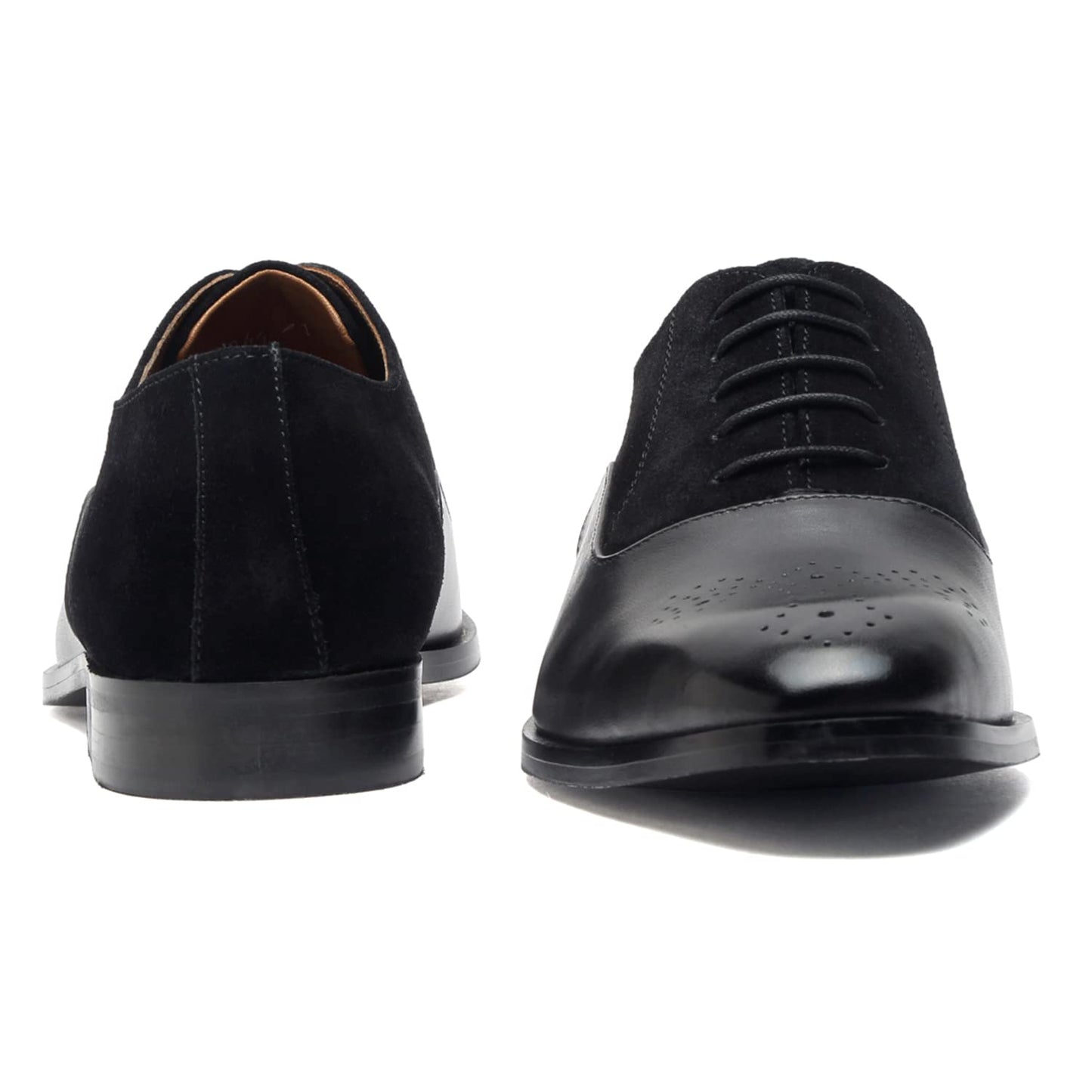 Buy LOUIS STITCH Men's Devils Black Derby Formal Shoes Handmade