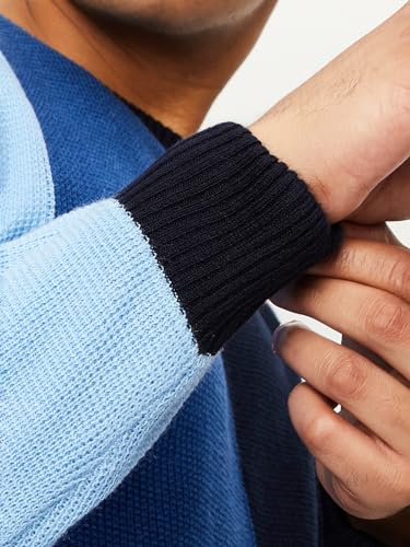 Max Men Grey Sweaters,Blue,S