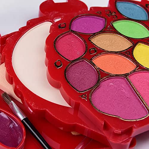 Myynti Makeup Kit for Girls Full Kit Eye shadow Lip Gloss Mirror Contour Powder Combination Palette Random-Design Random-Color Pack of 1