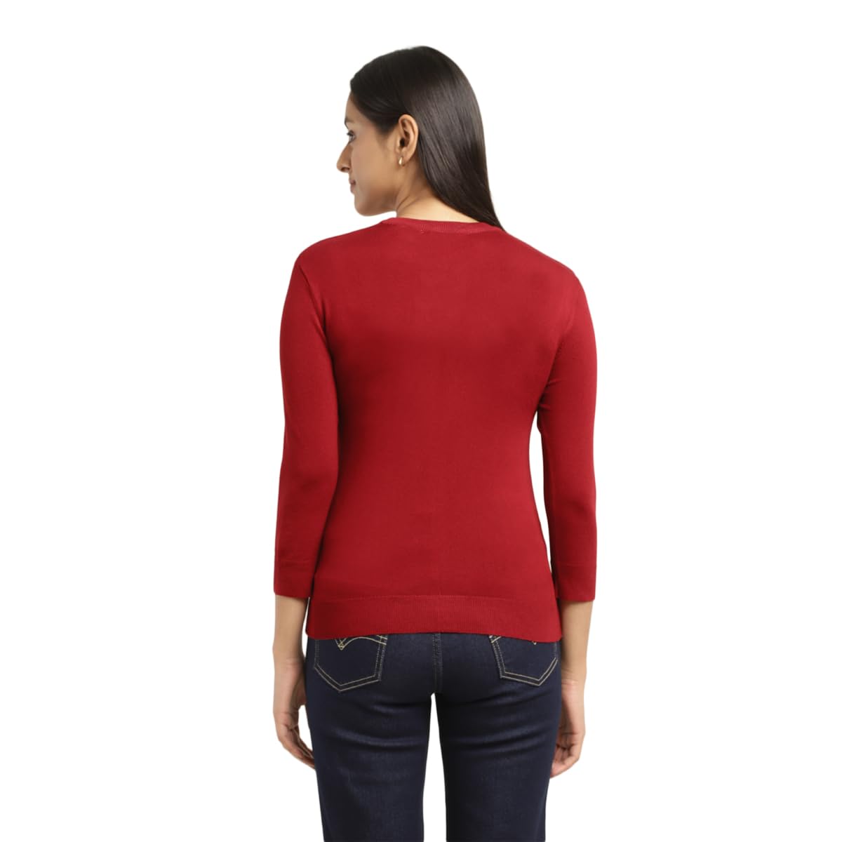 Levi's Women's Cotton Modern Sweater (A9197-0002_Red