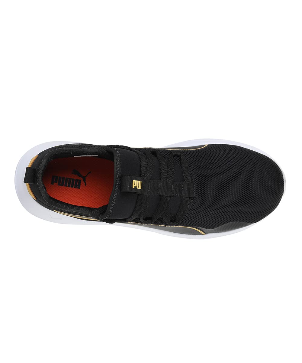 Puma Mens Manor Black-Mineral Yellow Sneaker