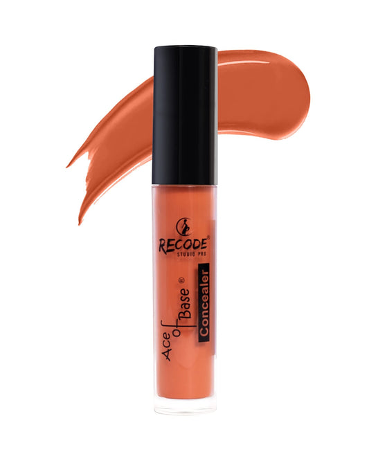Recode Concealer comes with Natural Matte Finish & Blendable High Coverage Formula, Waterproof & Lightweight, Shade 08 Orange, 6ml
