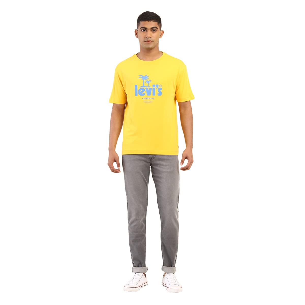 Levi's Men's Relaxed T-Shirt (81786-0086_Solar Yellow S)