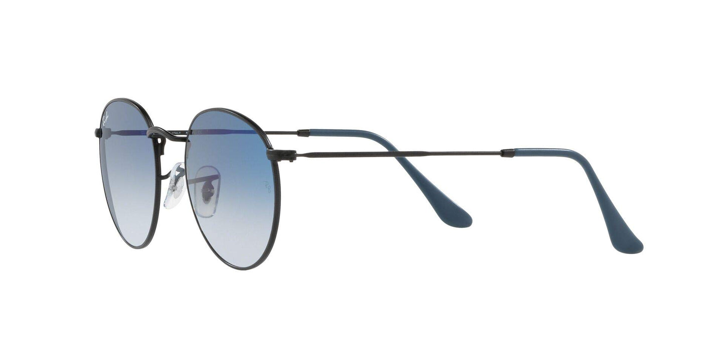 Ray-Ban Men Gradient Blue Lens Round Sunglasses