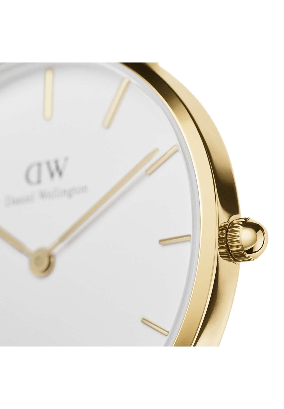 Daniel Wellington Analogue Women's Watch(White Dial Gold Colored Strap)-DW00100348