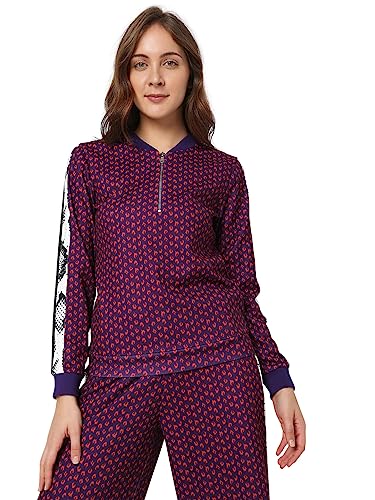 Vero Moda Regular Fit Sweatshirt (115906001_Crown Jewel_S) Violet