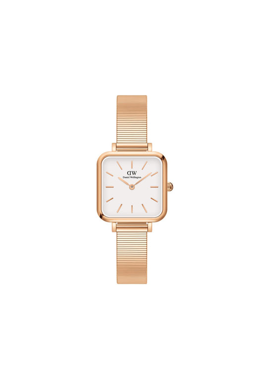 Daniel Wellington Quadro Studio Analog White Dial Women's Watch-DW00100517