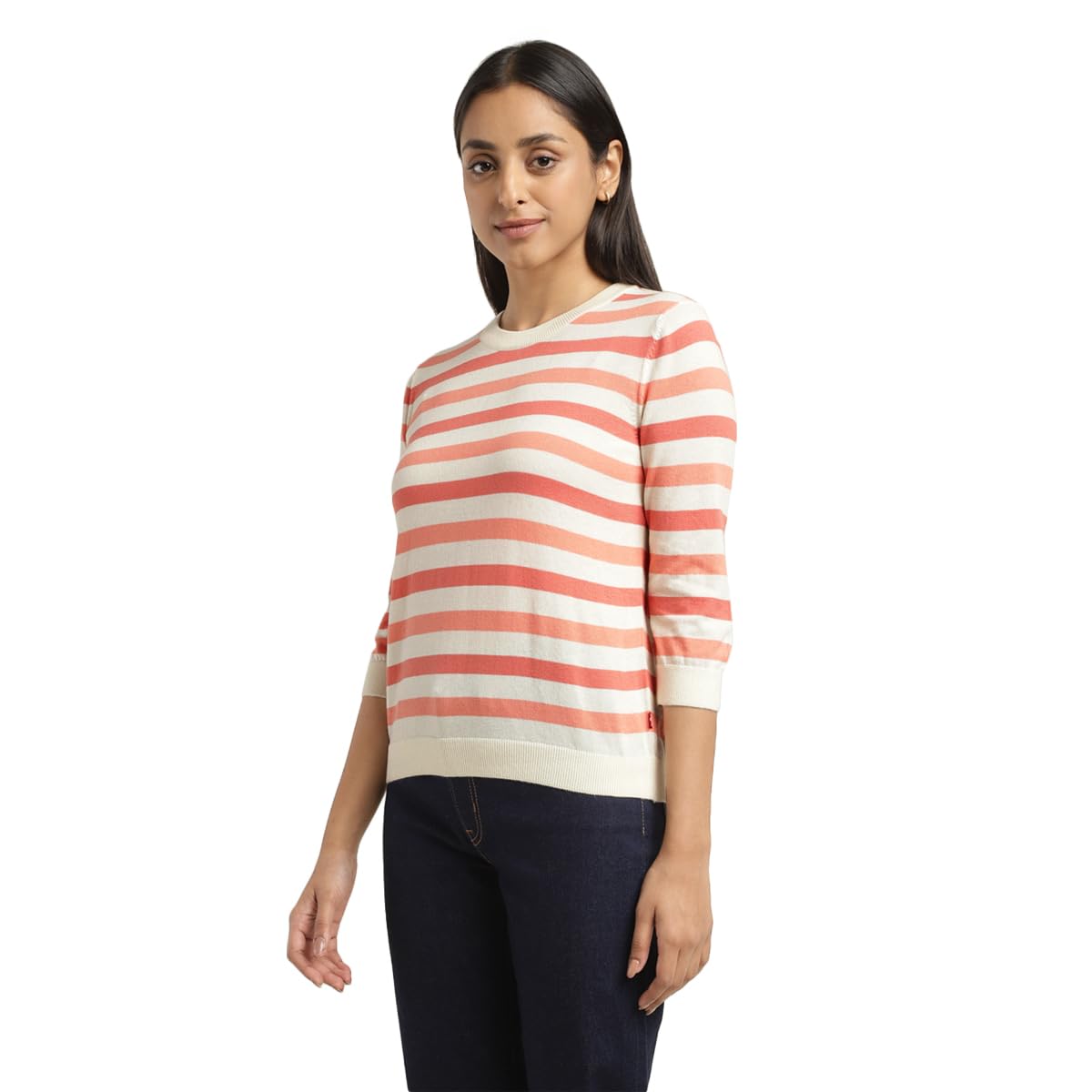 Levi's Women's Cotton Blend Modern Sweater (A7861-0001_Beige