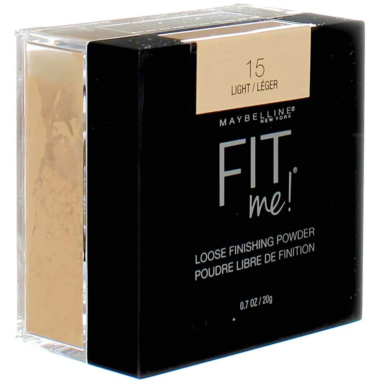 Maybelline New York Maybelline Fit Me Loose Finishing Powder, 15 Light, 0.7 oz (Pack of 2)