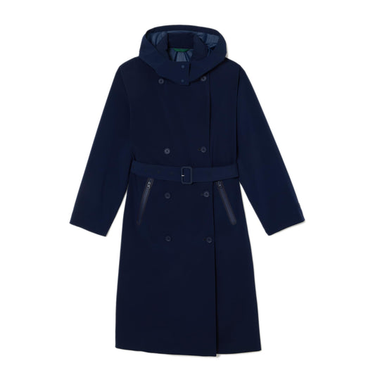 Lacoste Women's Trench Coat (Navy Blue)