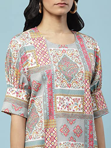 Aarke Ritu Kumar Multi Color Abstract Print Top