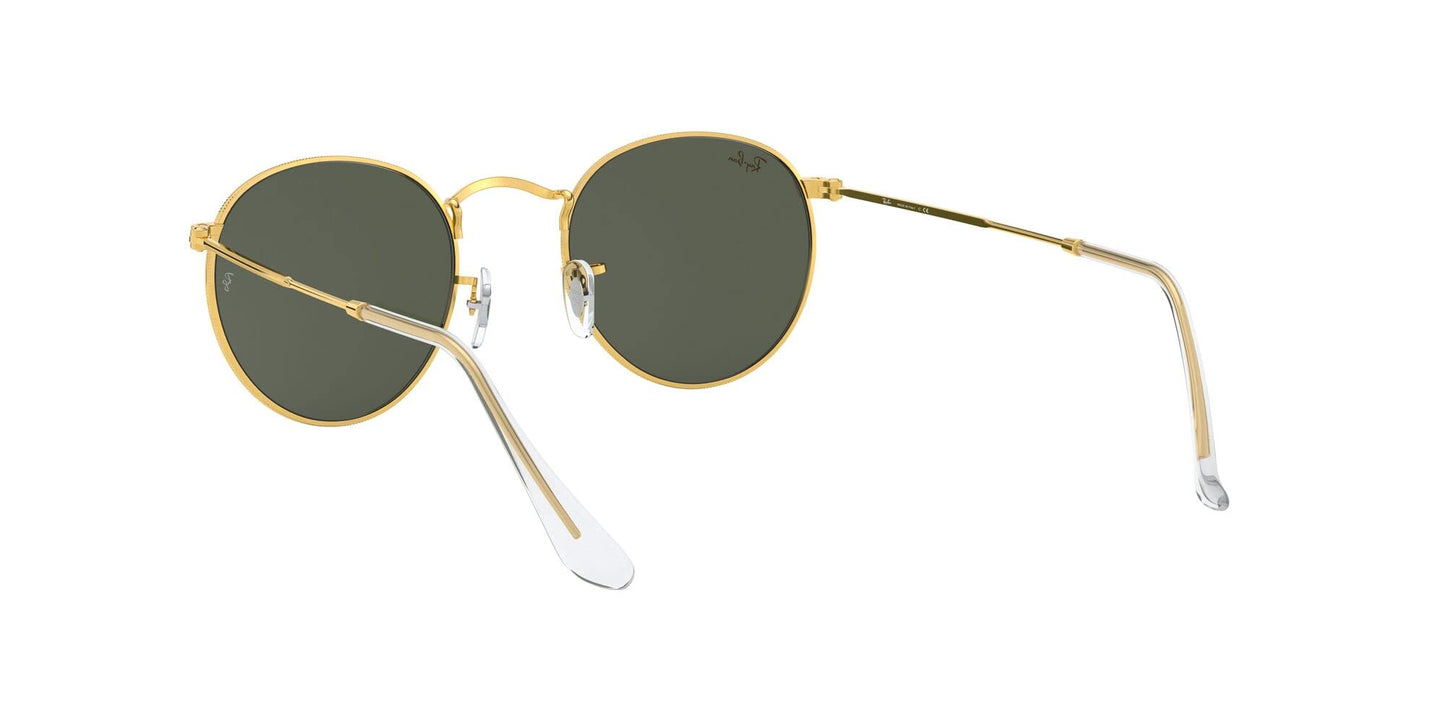 Ray-Ban Men UV Protected Green Lens Round Sunglasses - 0RB3447