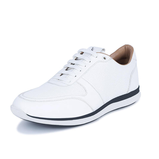 LOUIS STITCH Play Men's Canadian White Fashion Sneakers for Men All Day Comfortable Wear (SNK-DE) (Size- 10 UK)
