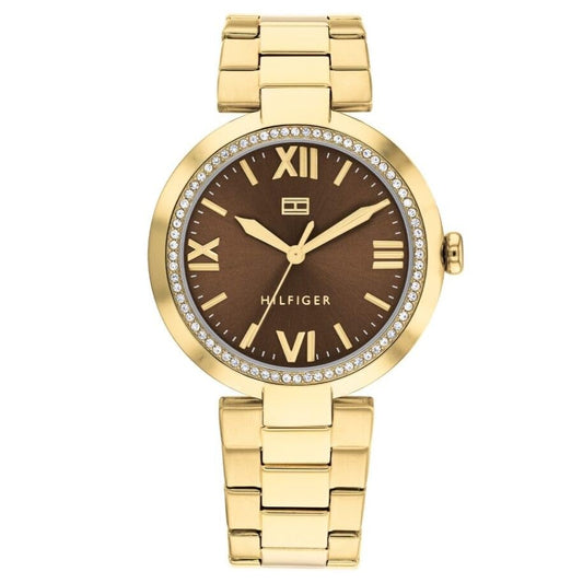 Tommy Hilfiger Analog Brown Dial Women's Watch