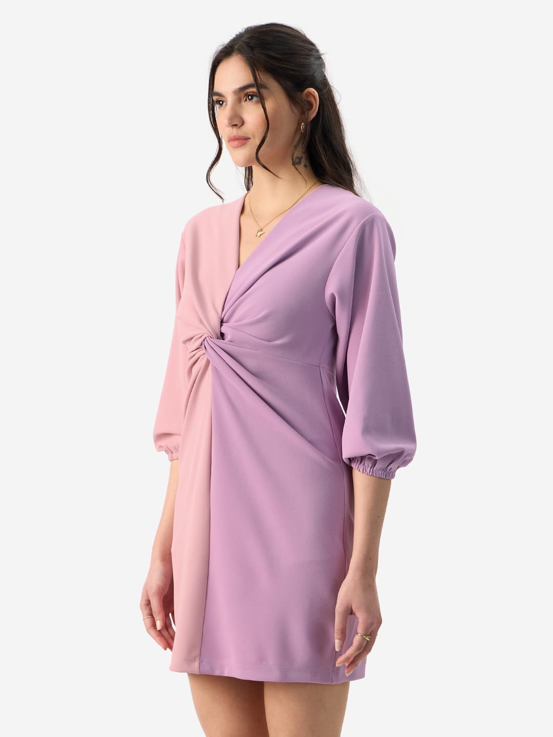 Women's Colorblock Modal Button-Down Nightshirt