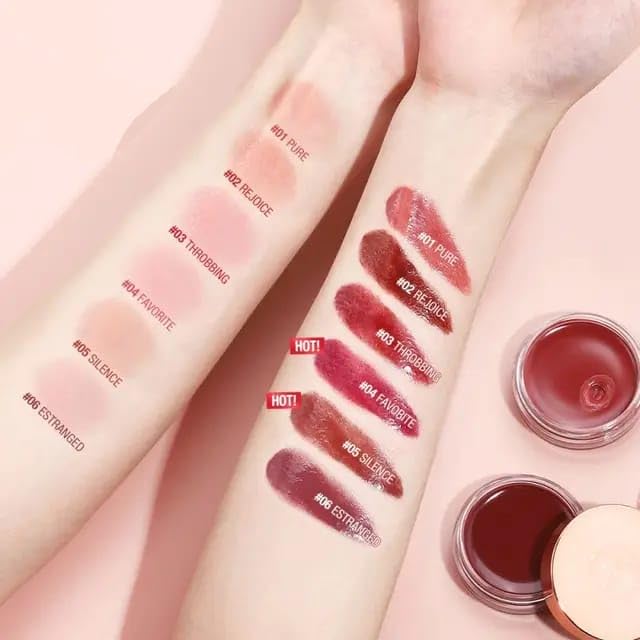 COSLUXE O TWO O 2 in 1 Hydrating Gloss Lip & Cheek Balm Semi COSLUXE O TWO O 2 in 1 Hydrating Gloss Lip & Cheek Balm Semi