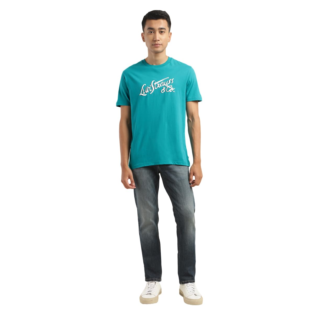 Levi's Men's Regular Fit T-Shirt (16960-1194_Green)