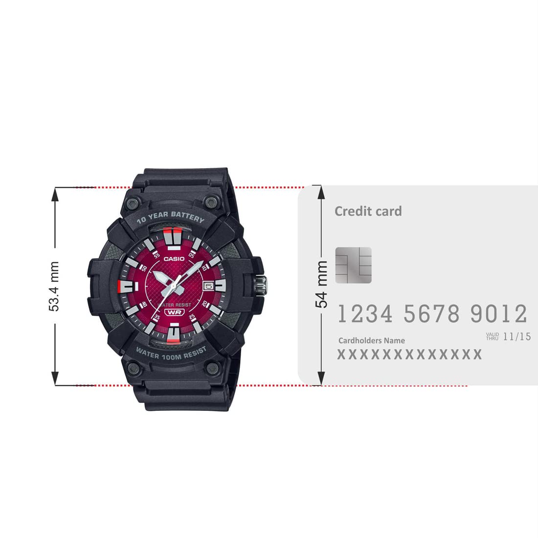 Casio Analog Pink Dial Men's Watch-MW-610H-4AVDF